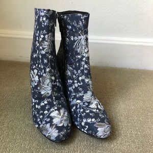 FLASH SALE! NWT Merona Arie Brocade Denim Booties